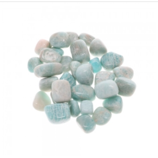 Amethyst Chevron Tumbled Stones