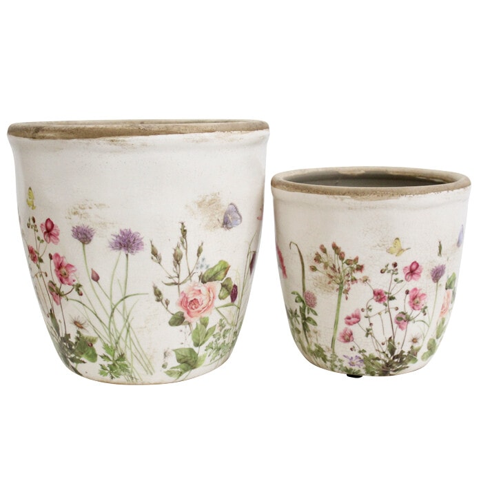 Set 2 Planters Botanical