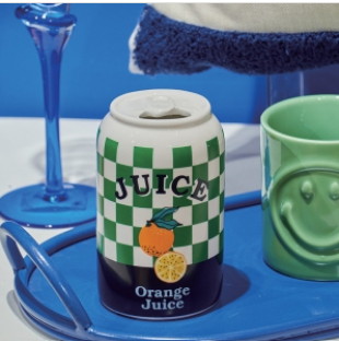Strawberry Juice Can Vase